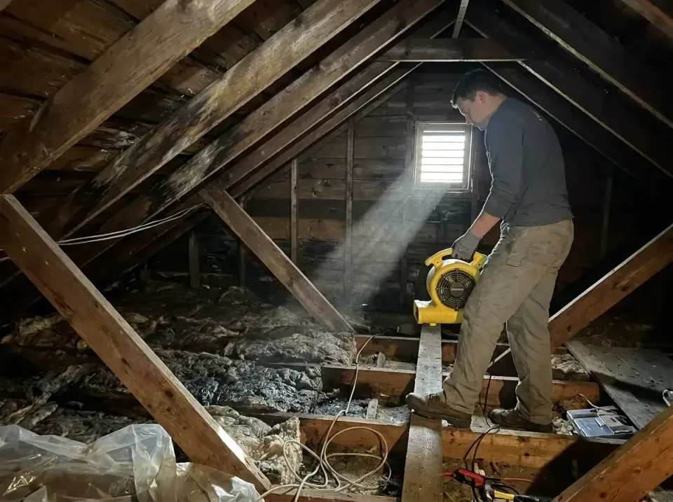 attic-water-damage-drying-proc-007 — frequently asked questions, Emergency Water Extraction & 24/7 Flood Response in Calera,…